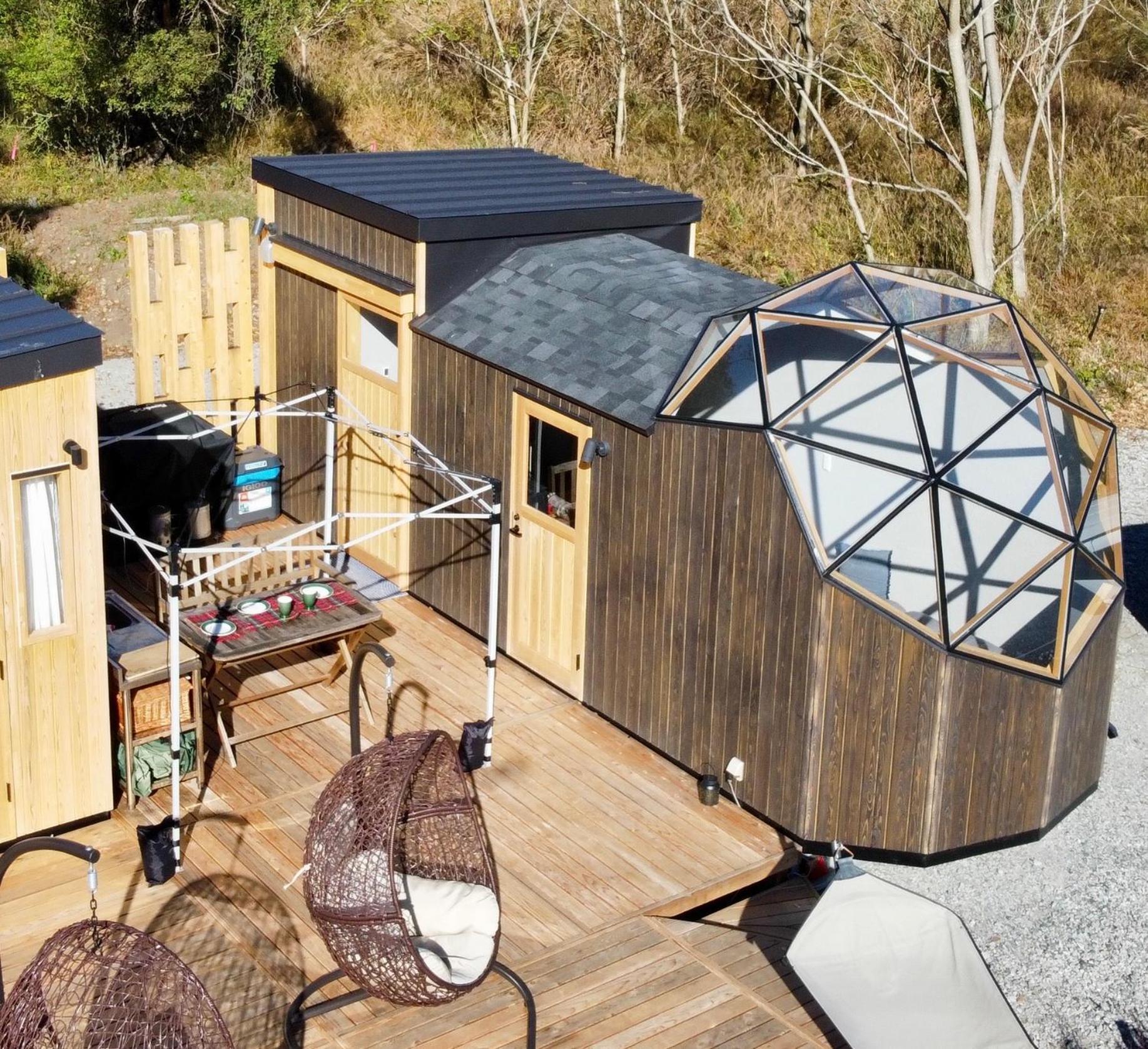 Fuji Dome Glamping Hotel Fujikawaguchiko Eksteriør billede