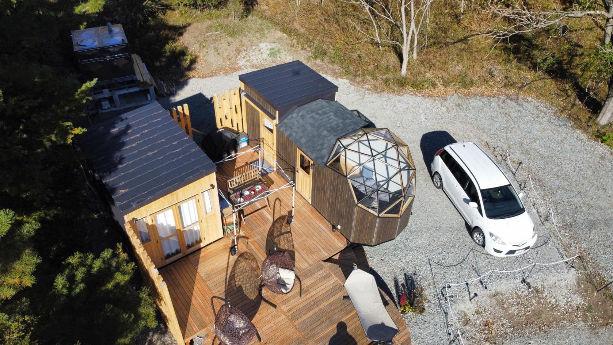 Fuji Dome Glamping Hotel Fujikawaguchiko Eksteriør billede