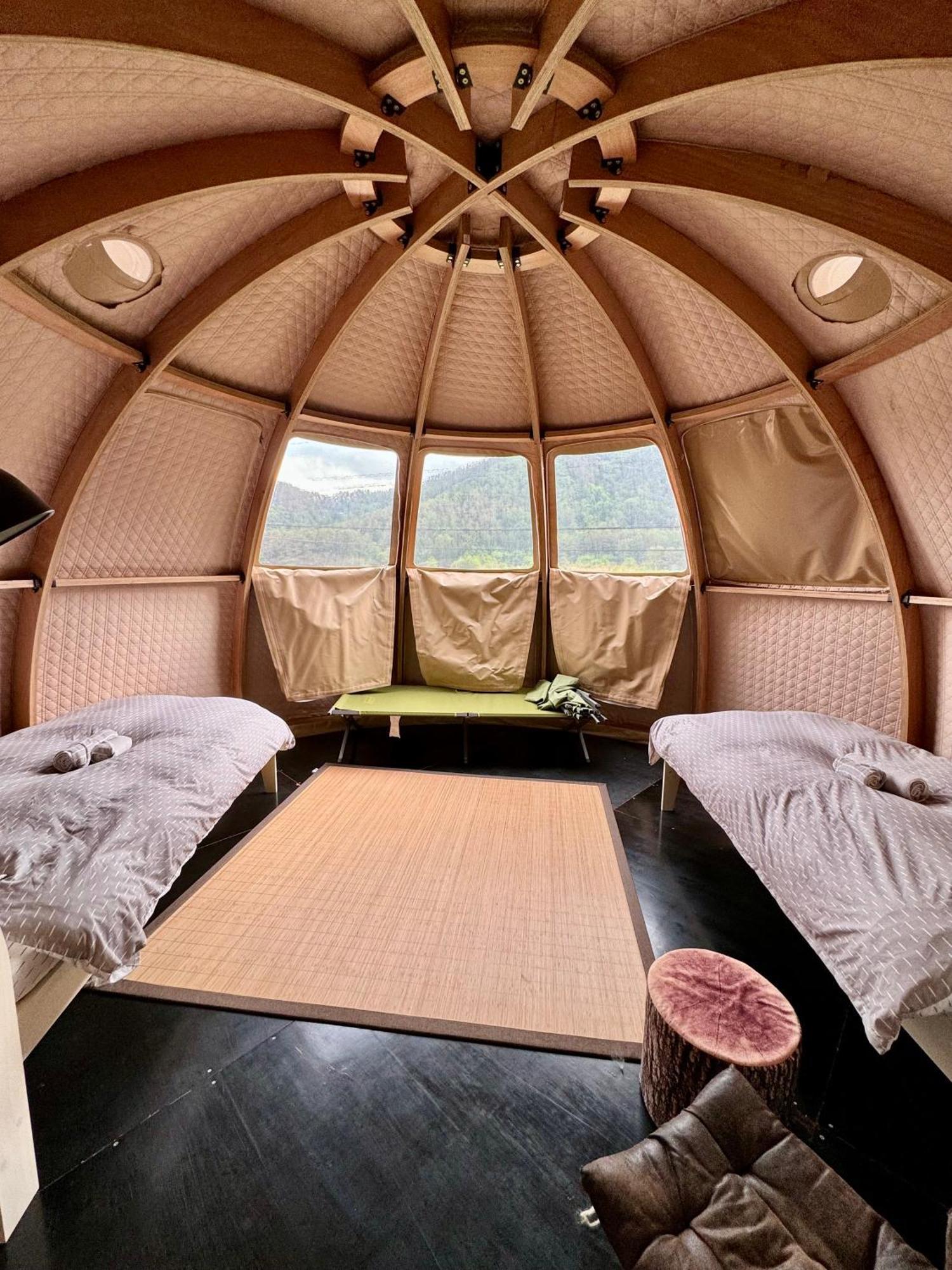 Fuji Dome Glamping Hotel Fujikawaguchiko Eksteriør billede