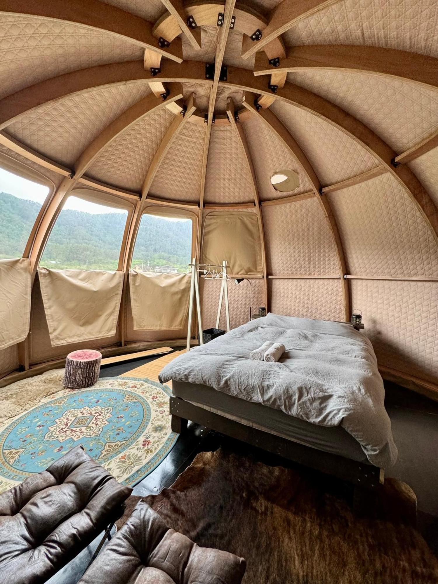 Fuji Dome Glamping Hotel Fujikawaguchiko Eksteriør billede