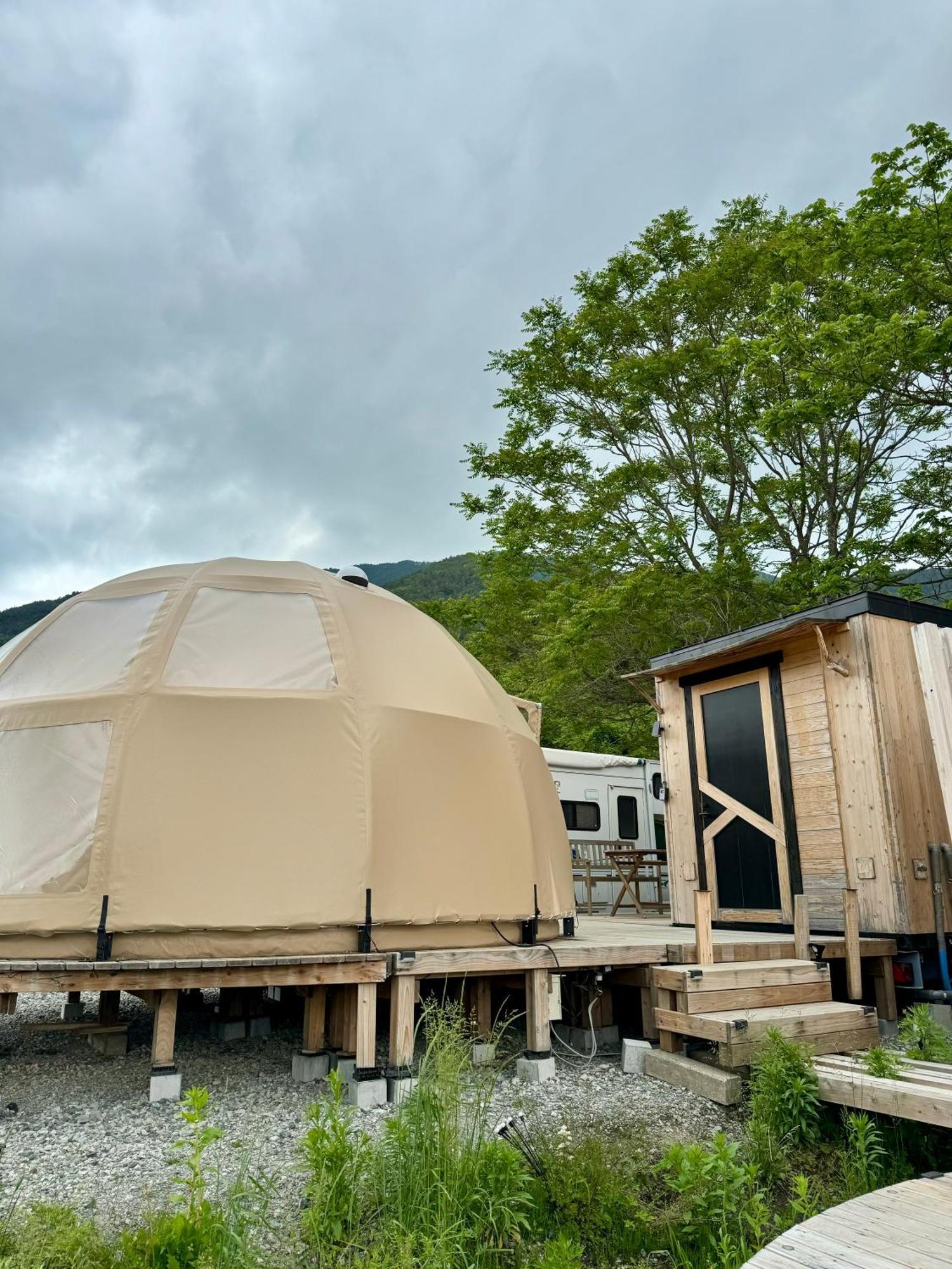 Fuji Dome Glamping Hotel Fujikawaguchiko Eksteriør billede