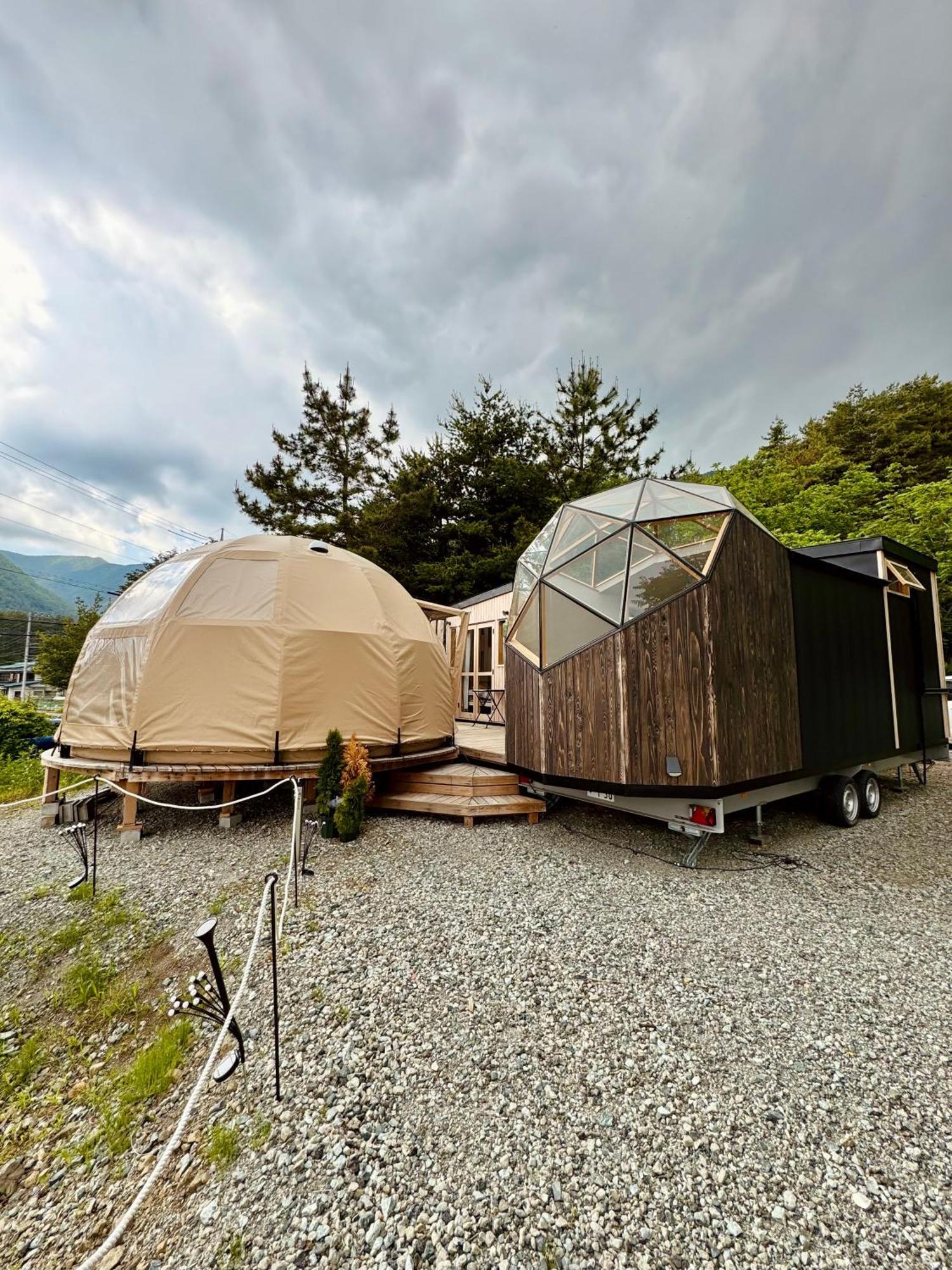 Fuji Dome Glamping Hotel Fujikawaguchiko Eksteriør billede